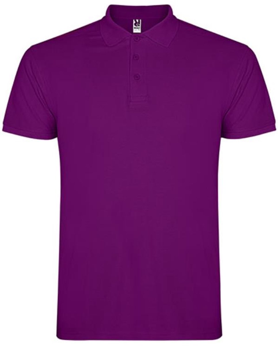 Roly - Star Polo - Purple 71 maat XL
