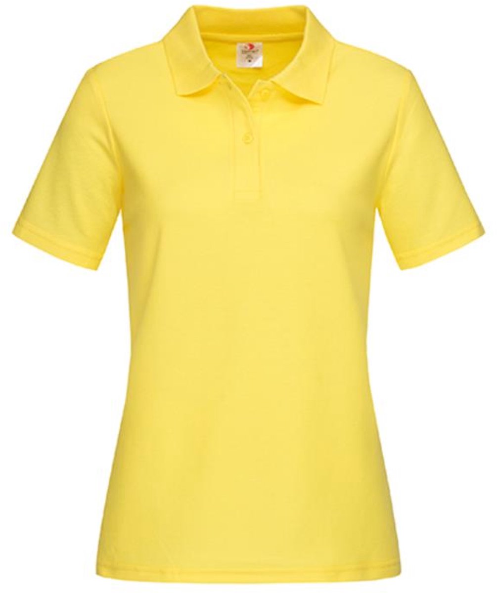 Stedman - Dames Polo - Yellow maat M