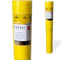 Tevesi® Absorbi Pro Zelfklevende Stucloper – Vilt Stucloper met PE-Folie – Vloerbescherming bij Schilderen, Verhuizen & Verbouwen – Hoog Absorberend Afdekvlies 20m²