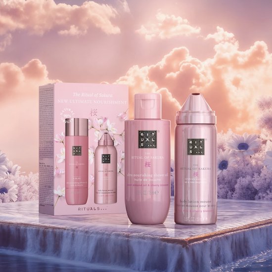 Rituals of Sakura Mini Travel Set Body Lotion 50ml en Douche Oile 75ml