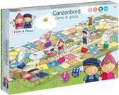 Fien & Teun ganzenbord - educatief peuter speelgoed - gezelschapsspel - boerderij thema - Bambolino Toys - Vanaf 4 jaar