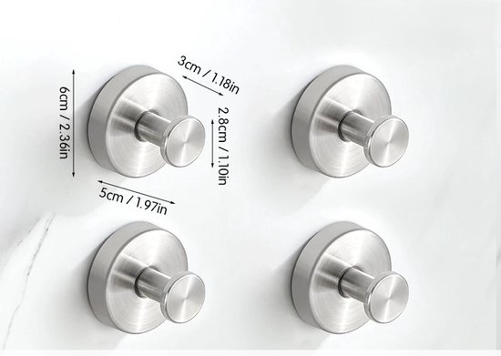 SuctionPro™ | Sterke zuignaphaken voor badkamer & keuken - Storebay.nl