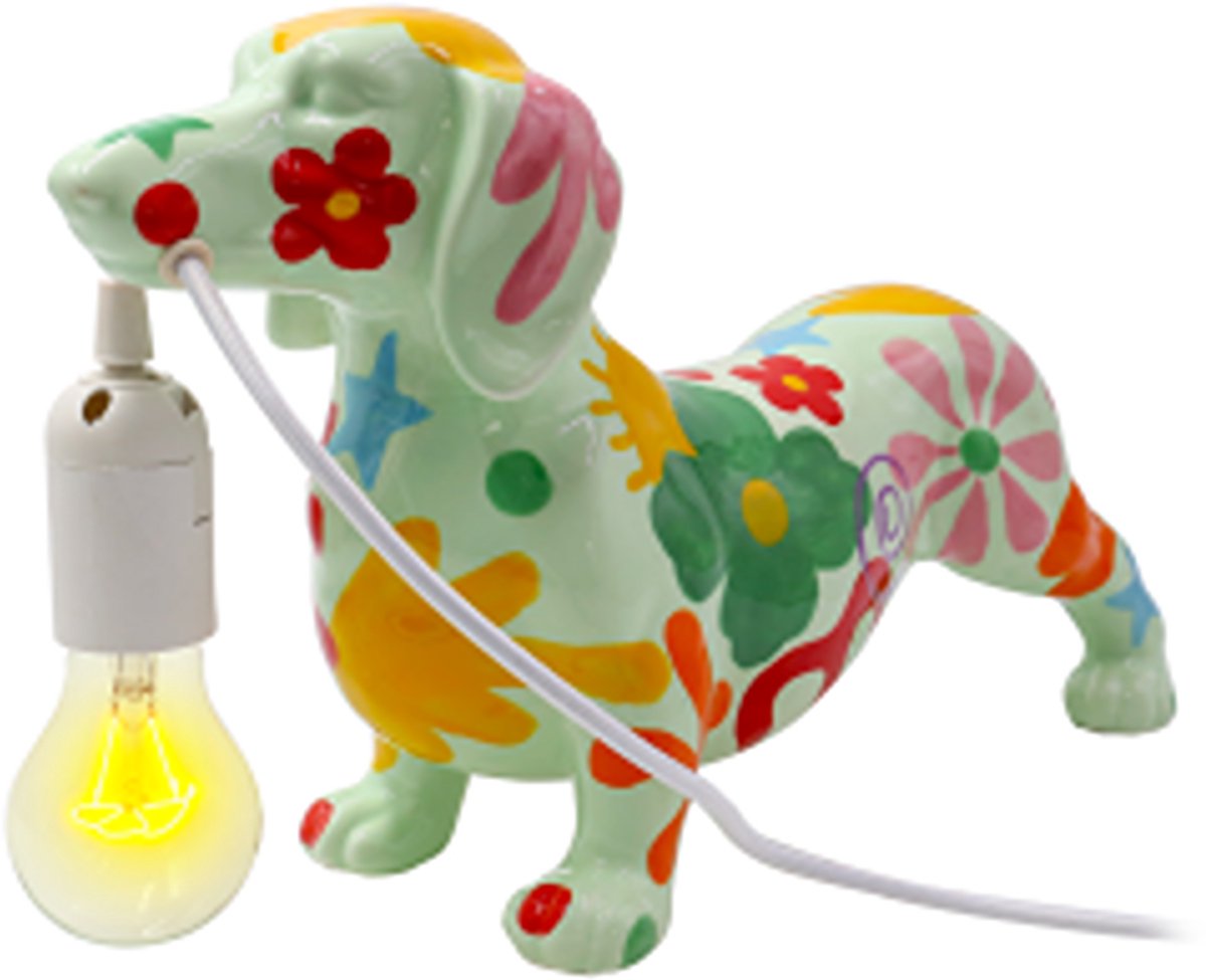 Pomme Pidou Blossom Bliss Lamp Tekkel Frankie Groen