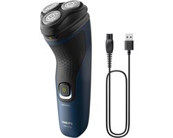 Philips 1000 series S1121/45 scheerapparaat Roterend scheerapparaat Zwart, Blauw