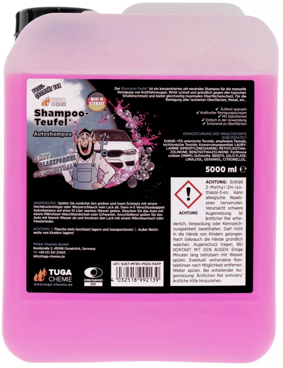 Tuga- Chemie Shampoo Duivel - 5L