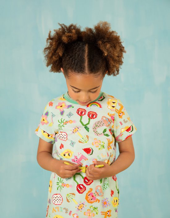 Oilily - Robe en jersey Dudu - Blauw - 140/10 ans