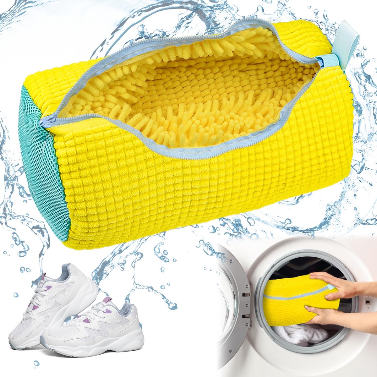 My Ninki ® Schoenbeschermende Waszak met Ritssluiting voor Diverse Schoenmaten en -soorten