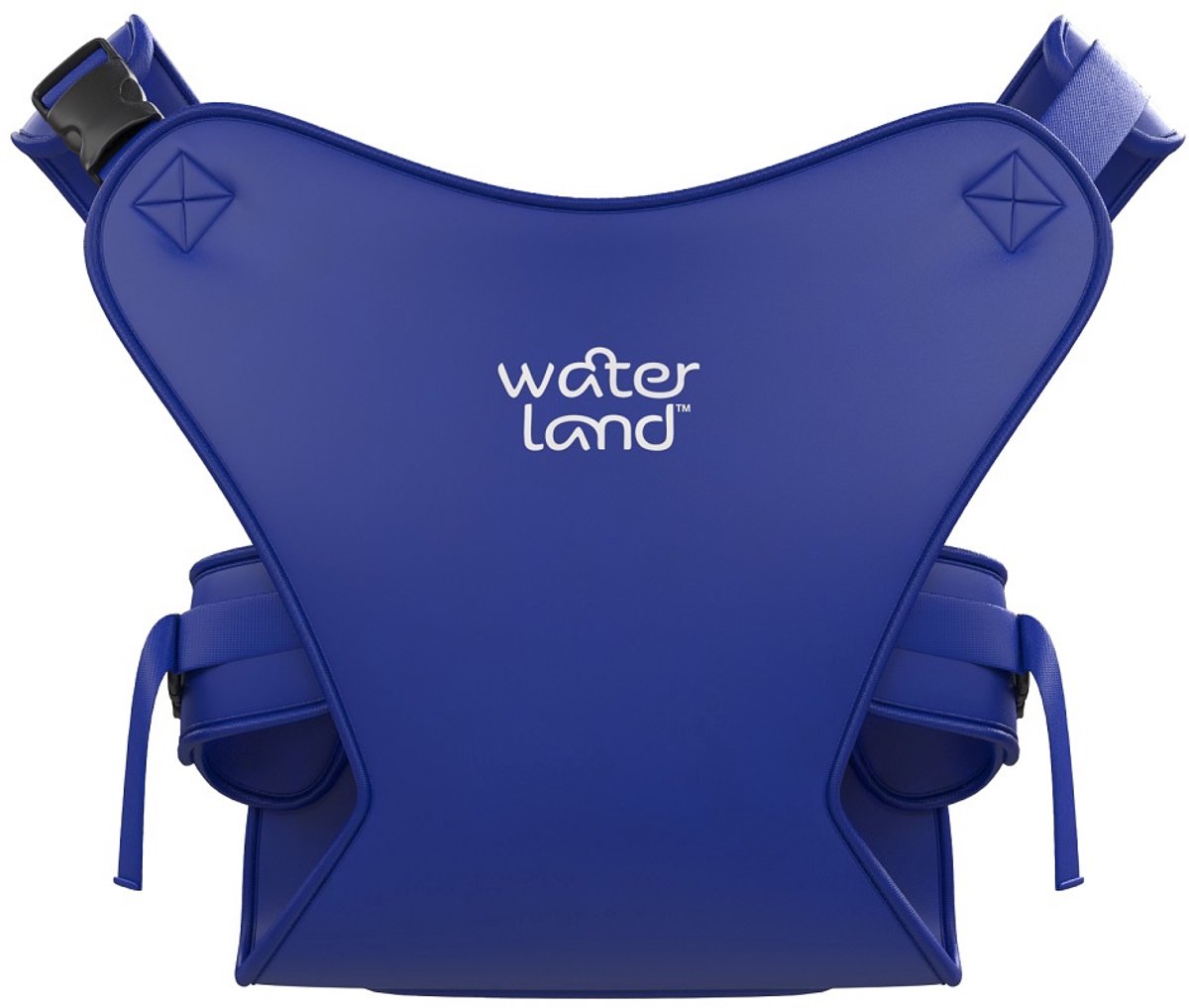 WaterLand Neopreen Baby Carrier/Draagzak - 4m/2j - 6/15kg - Pacific Blue