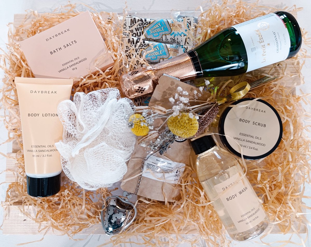 Wellness Cadeaupakket voor Vrouwen – Vanille Sandalwood | Luxe Verzorging & Ontspanning