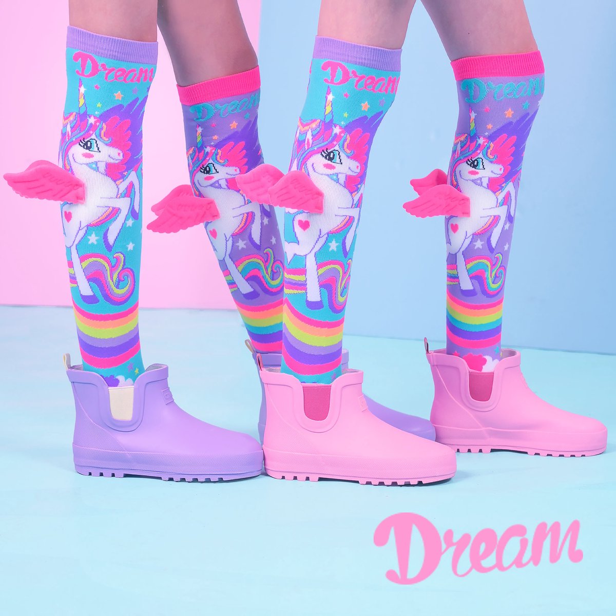 Kniesokken meisjes - Mini Pony Unicorn - One size