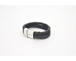Josh-9110-Armband-Zwart-Heren-20,5cm