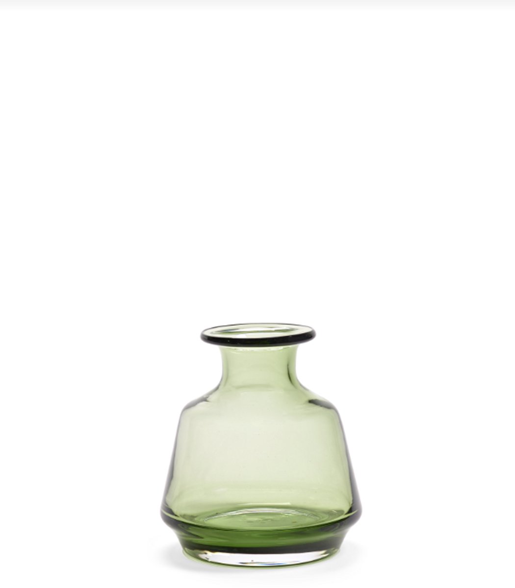 Serax Vaas - glas - groen - D15 x H16 cm - Opening 8,5 cm