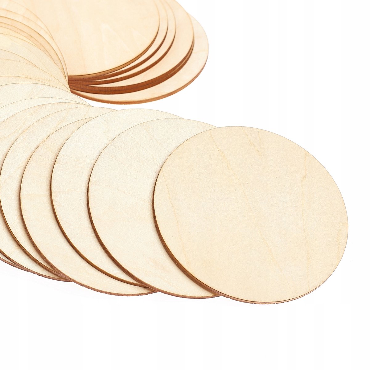 Techrebal - Houten Ronde Schijven - 10cm - Multiplex - 50 stuks - Gemaakt in Polen