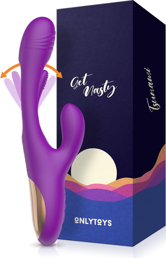 Vibromasseur 3 En 1 Pour Femme - Silicone, Bluetooth, Imperméable (Neuf Violet)