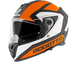 Bogotto FF122 BGT Wit Oranje Integraalhelm - Helm