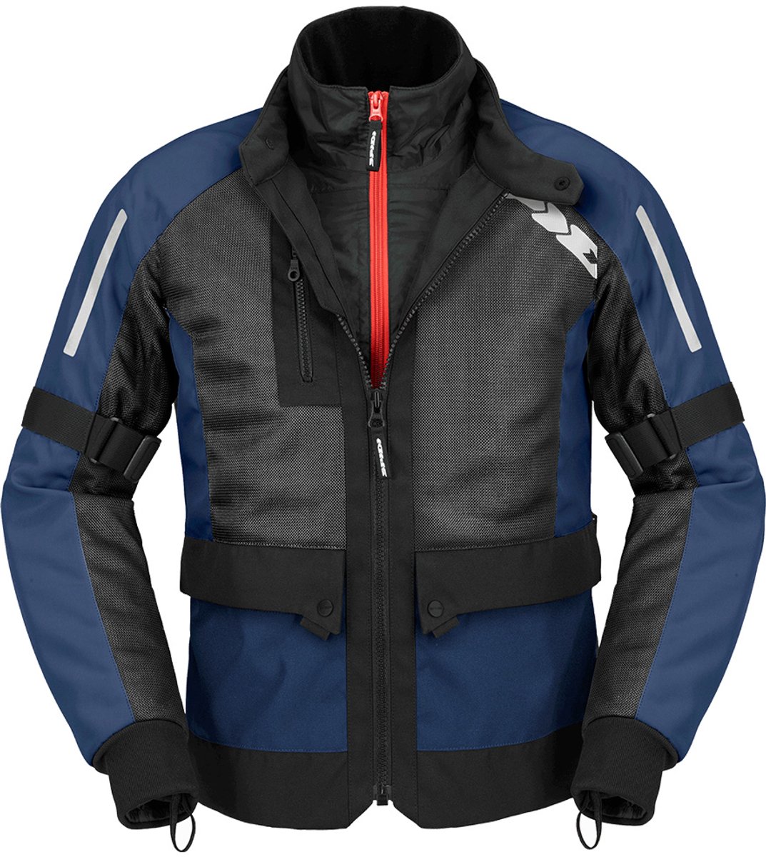 Spidi Net H2Out Jas Zwart Blauw - Jas