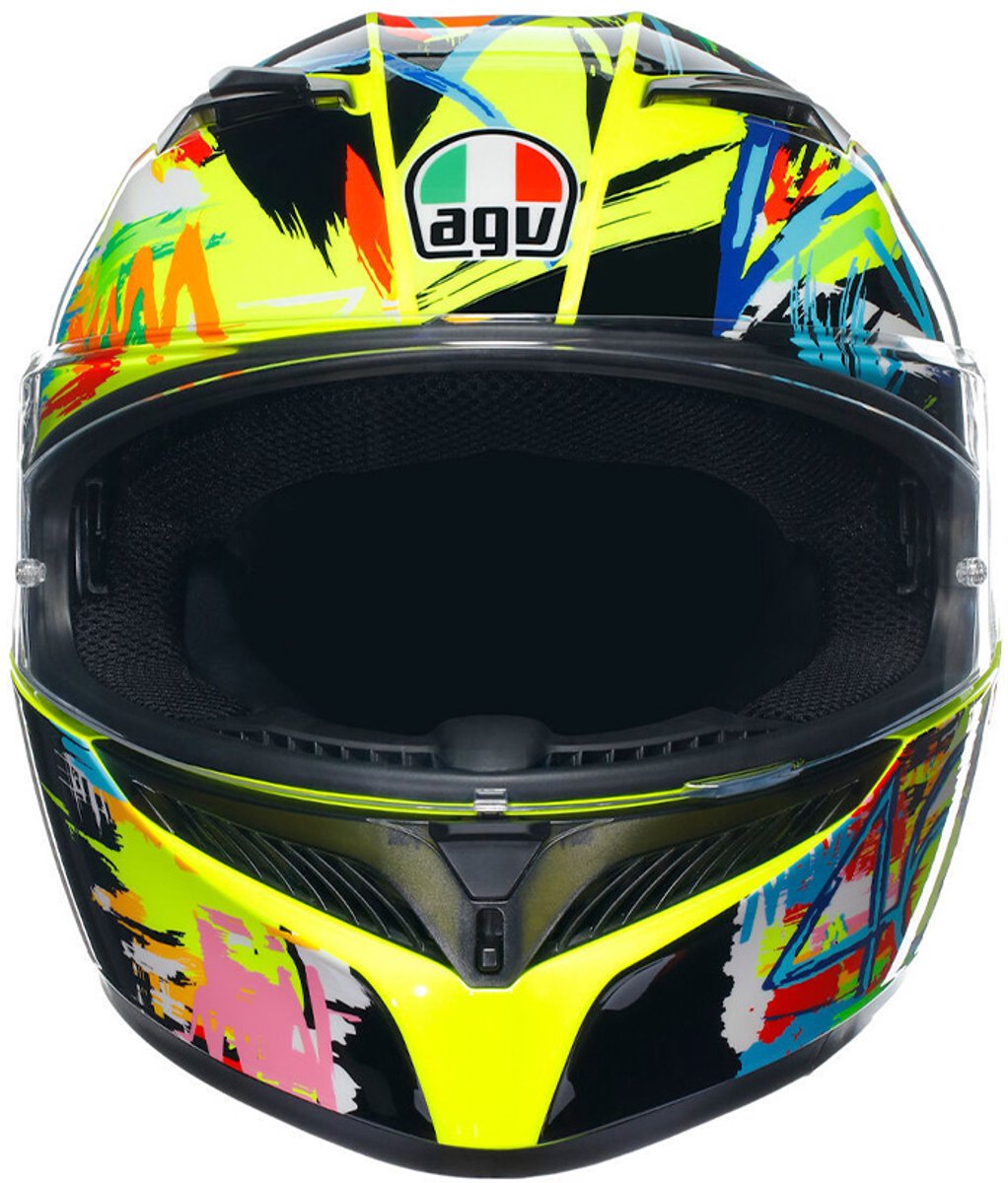 AGV K3 ROSSI WINTER TEST 2019 - Maat XXL - Integraal helm - Scooter helm - Motorhelm - AGV K3 ROSSI WINTER TEST 2019 - Maat XXL - Scooterhelmen mannen en vrouwen. – foto 6