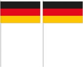 10 drapeaux agitant Allemagne 12 x 24 cm