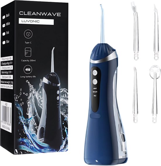 Luvonic® CleanWave Waterflosser - Monddouche - Elektrisch Flosapparaat ...