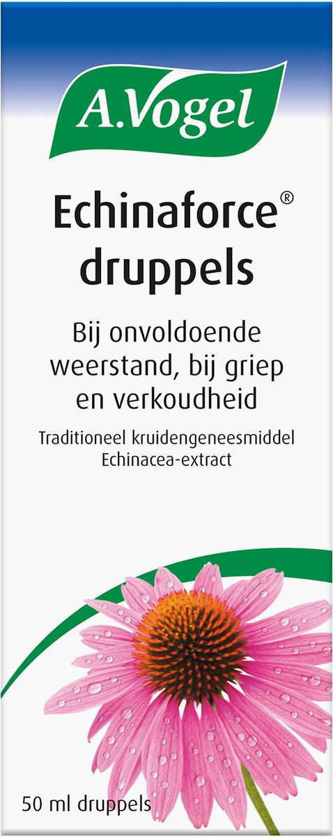 Goedkoopste A.Vogel Echinaforce druppels - Geneesmiddel bij onvoldoende weerstand, griep en verkoudheid - 50 ml