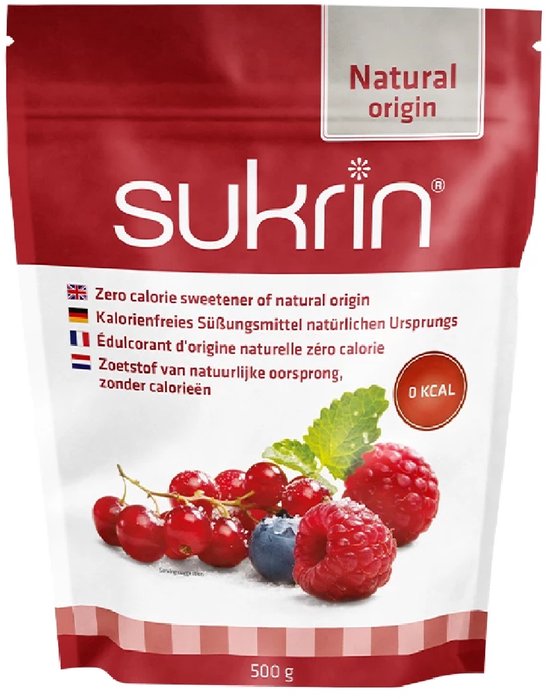 Sukrin Erythritol - natuurlijke suikervervanger zonder calorieën - 500g