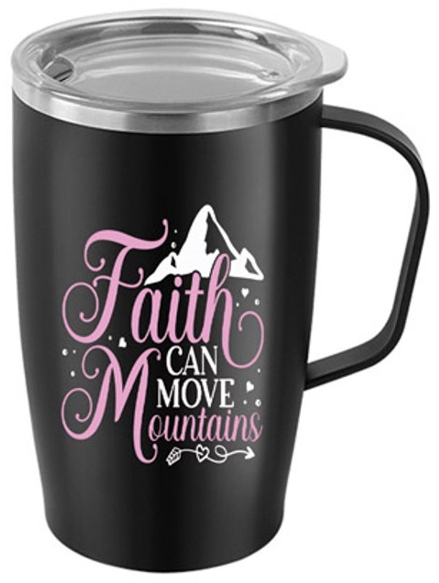 Reismok Faith can move mountains - zwart