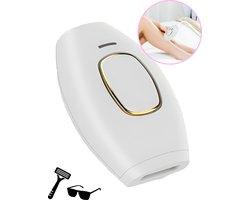 IPL - Ontharingsapparaat - Lichtontharing - IPL ontharing - Wit, Zwart & Roze - 999.999 Flitsen + Gratis Zonnebril & Scheermes