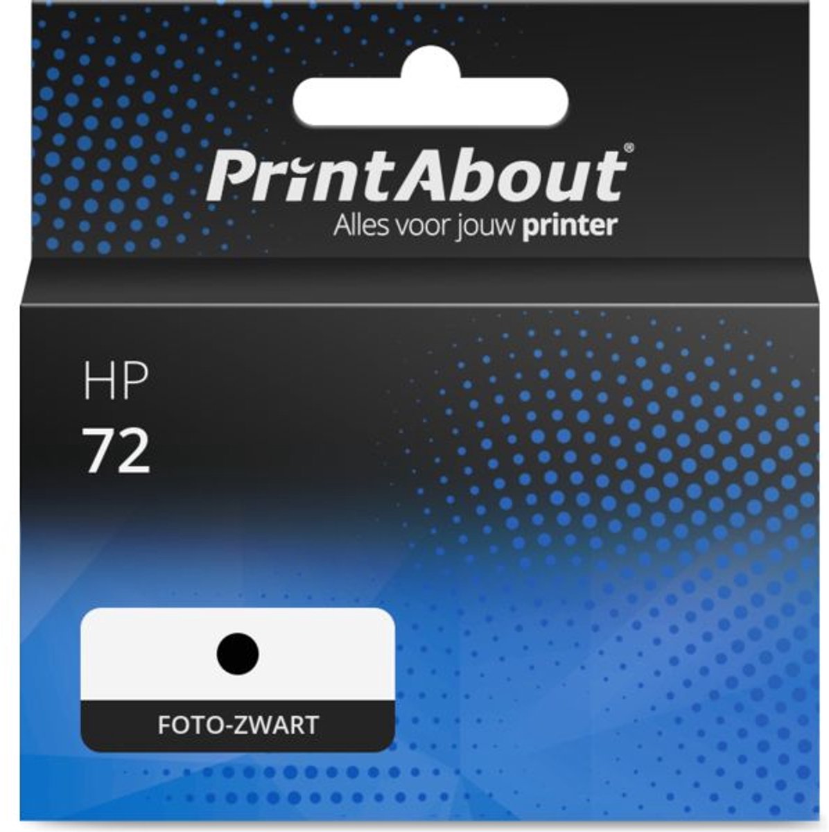 PrintAbout huismerk Inktcartridge 72 (C9370A) Foto-zwart geschikt voor HP