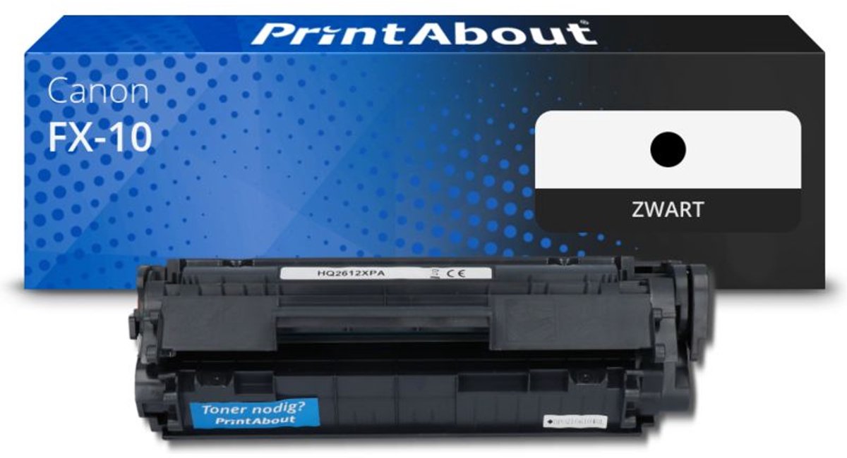 PrintAbout Huismerk Canon FX-10 Toner Zwart