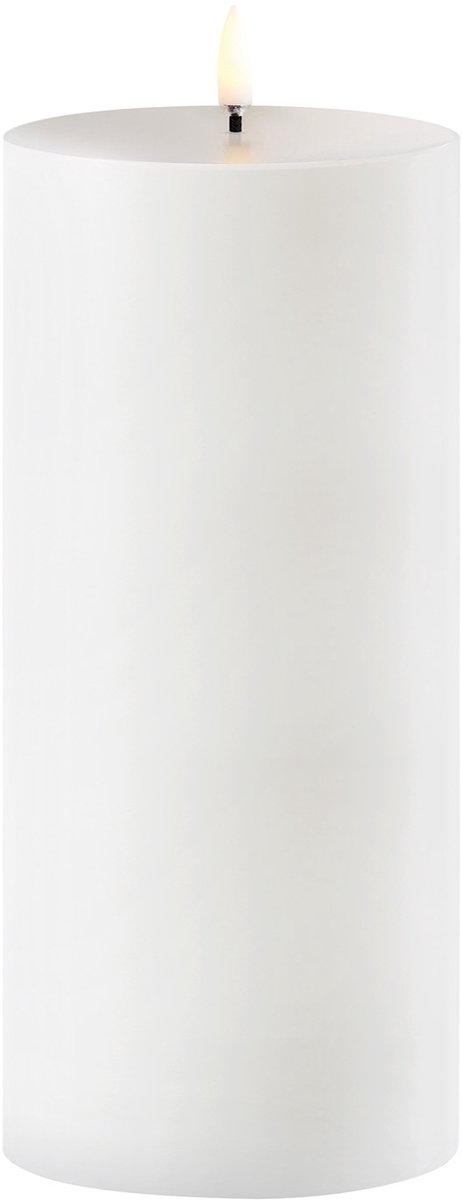 Uyuni Lighting - LED-kaars - Outdoor - Wit - 8,3 cm x 20 cm