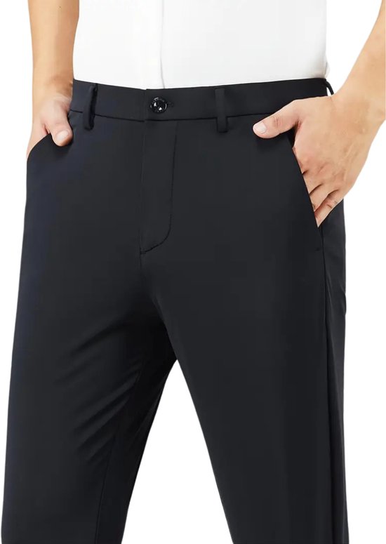 Bovista Golfbroek Heren - Golfkleding - Golfen - Golf Accessoires - Nette Pantalon - Zwart XXXXL - Maat 58 van Bovista — afbeelding 3