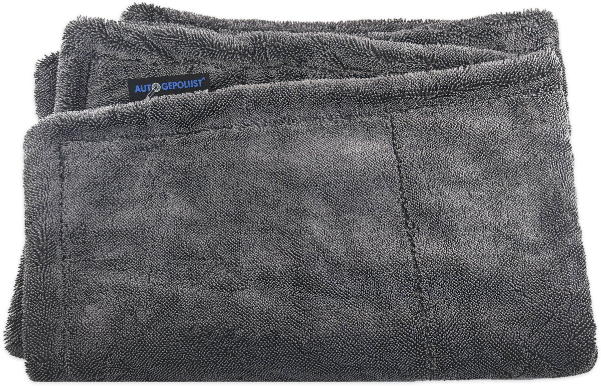 Goedkoopste AutoGepolijst® Auto Droogdoek – Microvezeldoek XL – Auto Wassen - 50 x 80 cm - Microvezel Doek 1600 GSM - Droogdoek Auto