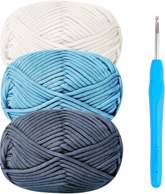 Grof garen om te haken, katoenen garen, dikke wol om te haken, 2 x 50 g, haakgaren voor beginners, amigurumi-garen, Easy Crochet Starter Kit, paars garen Grof garen om te haken, katoenen garen, dikke wol om te haken, 2 x 50 g, haakgaren voor beginners, amigurumi-garen, Easy Crochet Starter Kit, paars garen