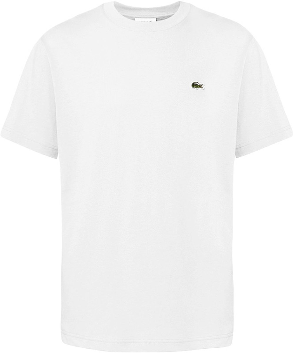 Lacoste heren O-hals shirt crocodile logo Wit