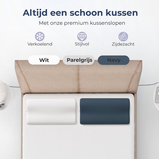 Best Life Hoofdkussen Nekklachten - Ergonomisch Traagschuim Kussen - Slaapkussen Zijslaper - Pillow