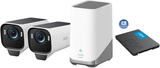 eufy Security S3 Pro Buitencamera 4K Ultra HD met HomeBase 3 - eufy - €659,00