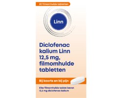 Linn Diclofenac kalium 12,5 mg - 20 tabletten