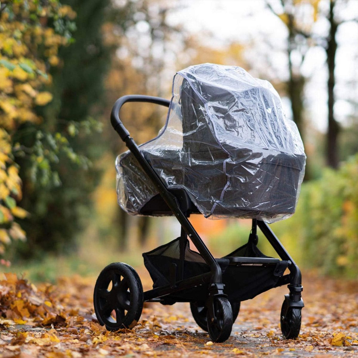 Candala Regenhoes/Regenscherm voor Kinderwagen/Wandelwagen met Reiswieg (passend op Joolz, Quinny, Bugaboo e.d.) met Optimale Ventilatie, Kijkvenster, Waterdicht en Duurzaam, PVC vrij thumbnail 2