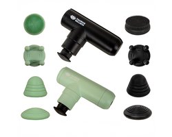 Taurus Wellness Mini Massageapparaat Mintgroen – Compacte Massage Gun met 4 Trillingsniveaus – Draadloos en Oplaadbaar – Spierherstel & Ontspanning
