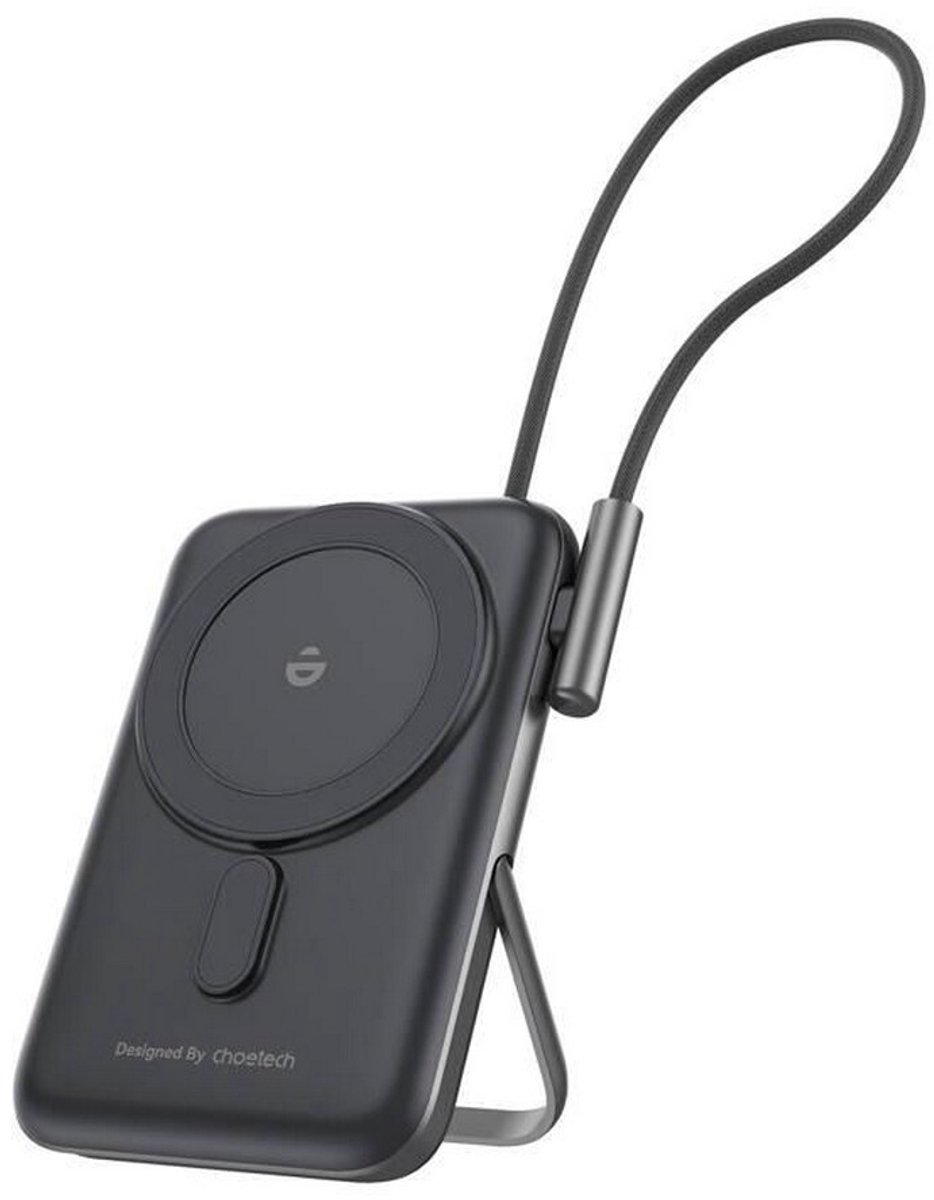 Choetech B735 10000Mah 20W Pd Magnetische Powerbank + Usb-C-Kabel (Zwart)