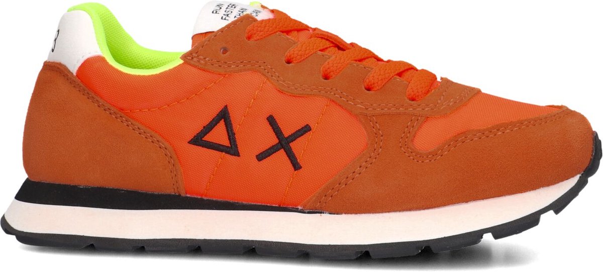 Sun68 Boys To Solid Sneakers - Jongens - Oranje - Maat 37