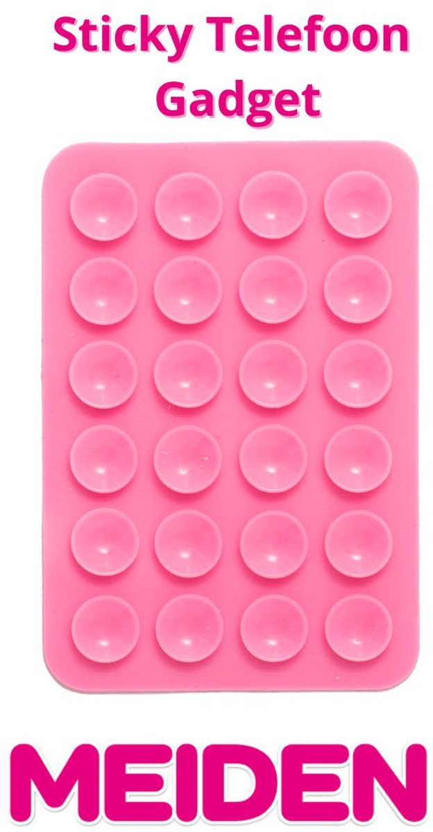 MEIDEN Sticky Telefoon Gadget - MEIDEN - roze sticky gadget