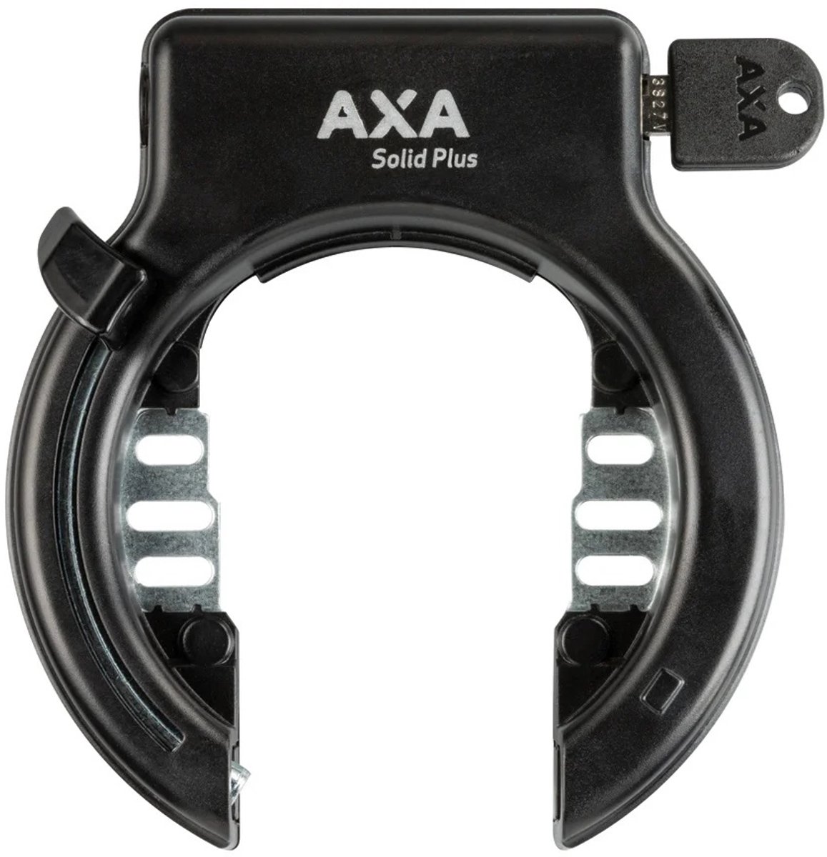 Ringslot Axa Solid Plus met uitneembare sleutels - zwart (werkplaatsverpakking)