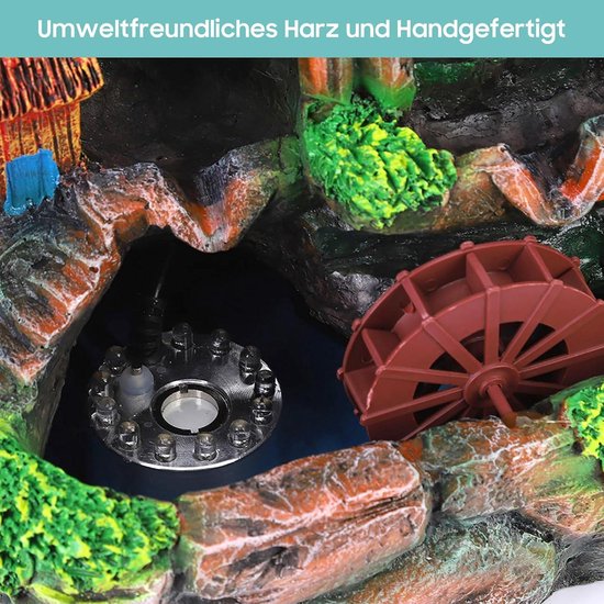 Binnenfontein met LED-licht polyresin kopen