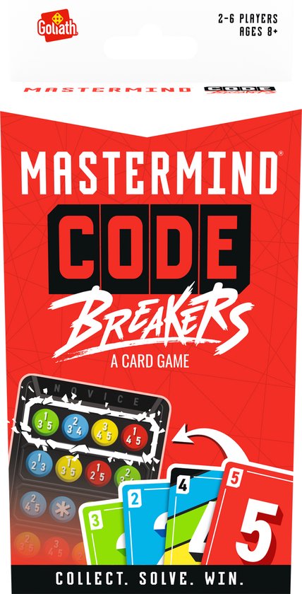 Goliath Mastermind - Code Breakers - Nederlandstalig kaartspel - 2-6 spelers