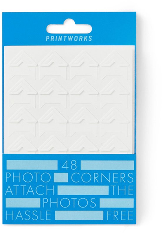 Printworks fotohoekjes - wit