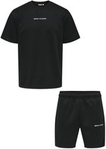 ONLY & SONS ONSLIAM RLX TEE REG SHORT SET CS Heren T-shirt - Black White Logo