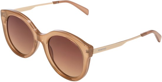 Komono Zonnebril Ellis Metal Sahara White Gold S542 Bruin - Dames van Komono — afbeelding 4