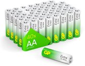 GP Piles alcalines Extra AA Pile mignon penlite LR06 1,5 V - 40 pièces - Pile AA