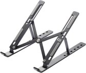 R2B Laptop standaard Verstelbaar en Opvouwbaar - 10 t/m 17 inch - Laptopstandaard - Laptop Stand - Laptopverhoger - Laptop Houder - Tablet Standaard - Zwart
